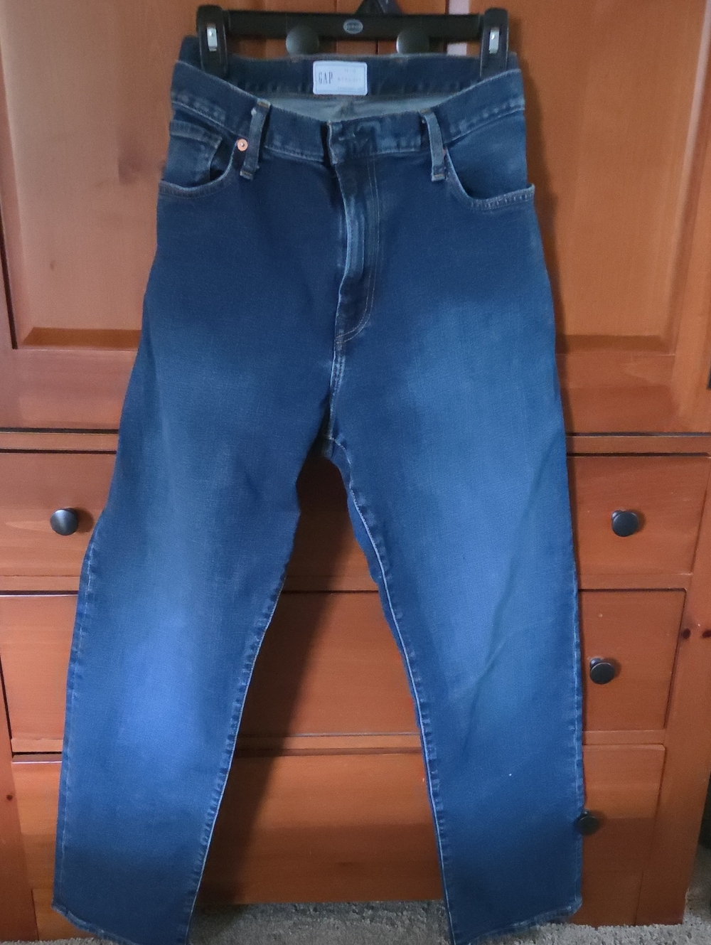 GAP Men's Deep Blue Relaxed Jeans